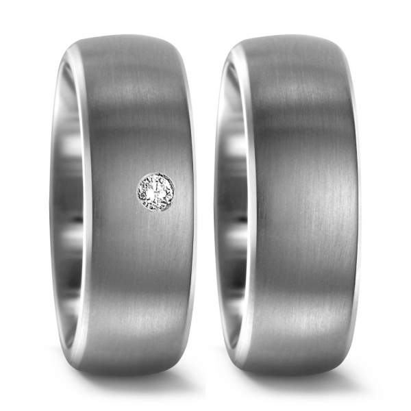 Trauringe Brillanten Titan Factory 51336