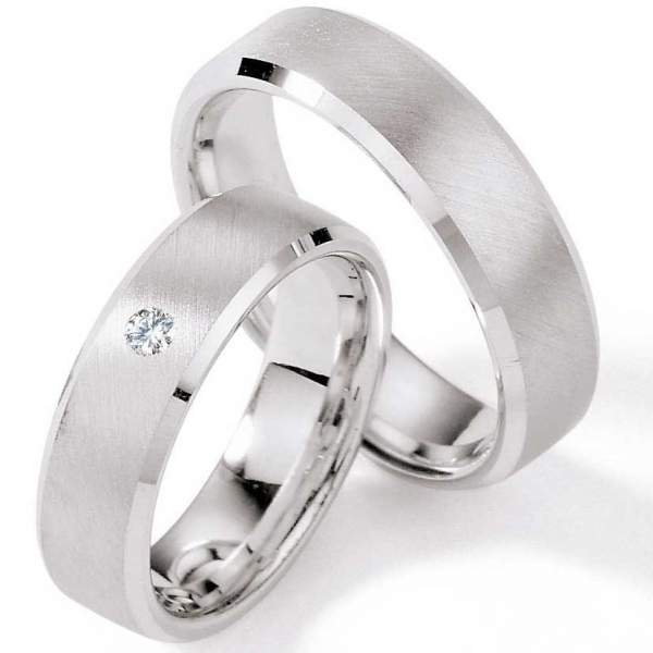 Partnerringe Silber Brillant 55/01170