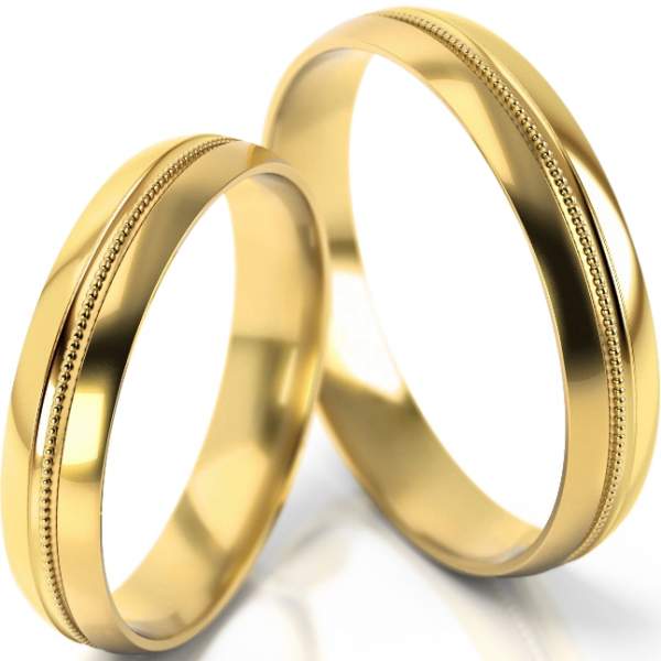 Trauringe Gelbgold (333) ohne Steine