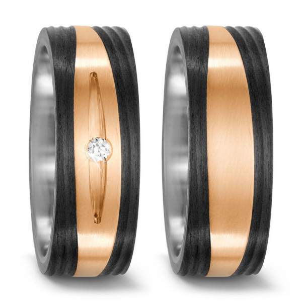 Trauringe Bronze Carbon Titan Factory 52535