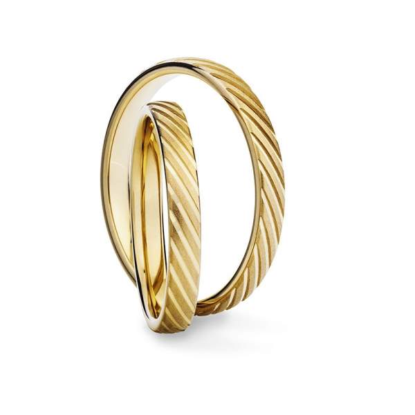 Trauringe Gelbgold Vintage 417193