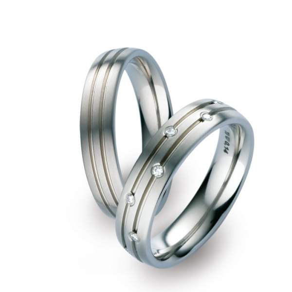 Trauringe Brillanten Titan Factory 51687