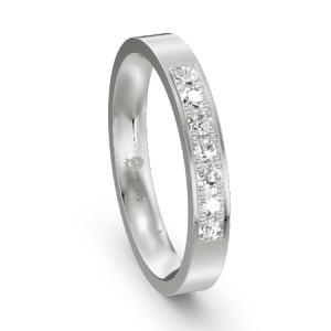 Günstiger Memoire-Ring aus Silber