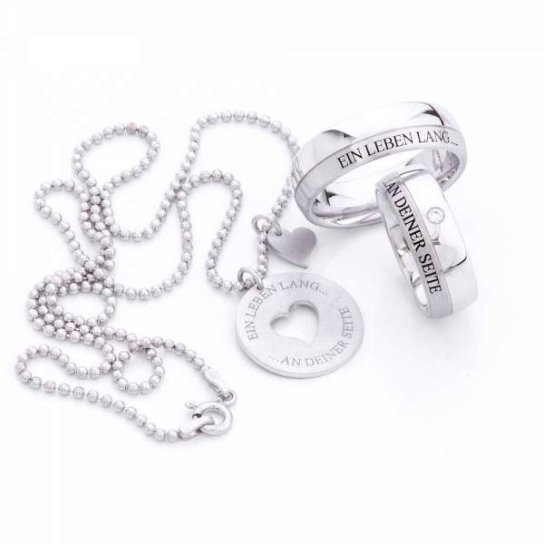 Verlobungsringe Silber Zirkonia ID1498