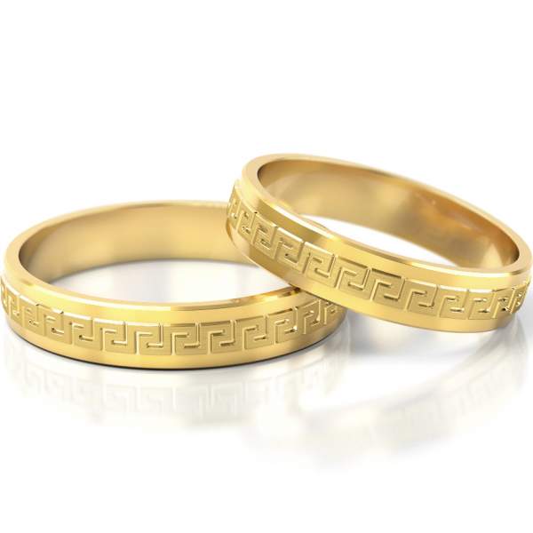 Trauringe Gelbgold (333) ohne Steine