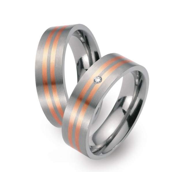 Trauringe Rotgold Titan Factory 51146