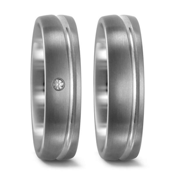 Trauringe Brillant Titan Factory 51762