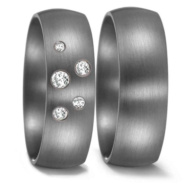 Trauringe Tantal Brillant TeNo 59618