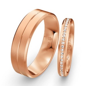 Eheringe in Rotgold 750