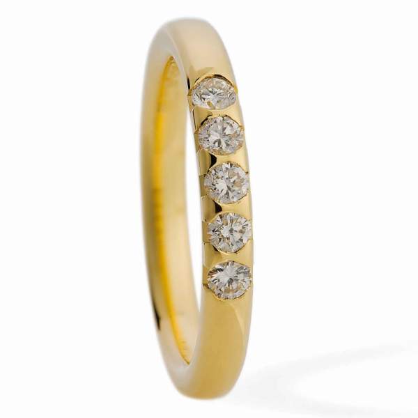 Memoryring Gold Brillant 800553