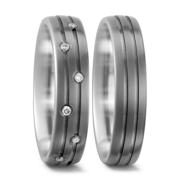 Trauringe Brillant Titan Factory 51735