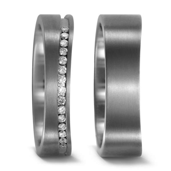 Trauringe Brillanten Titan Factory 51977