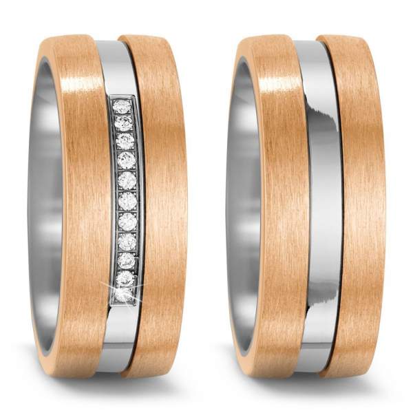 Trauringe Bronze Brillant Titan Factory 52528