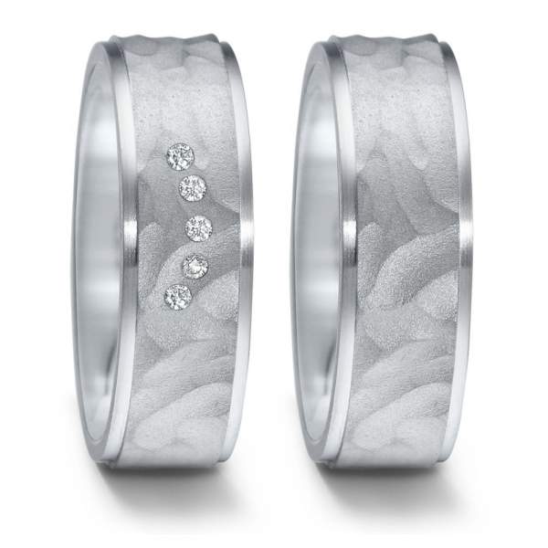 Trauringe Tantal Brillant TeNo 52564