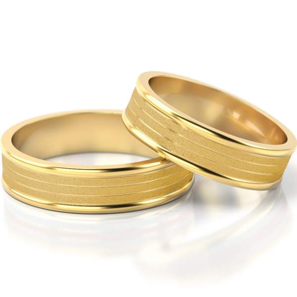 Trauringe Gelbgold (333) ohne Steine