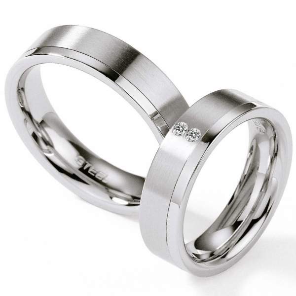 Verlobungsringe Steel Brillant 88/01270