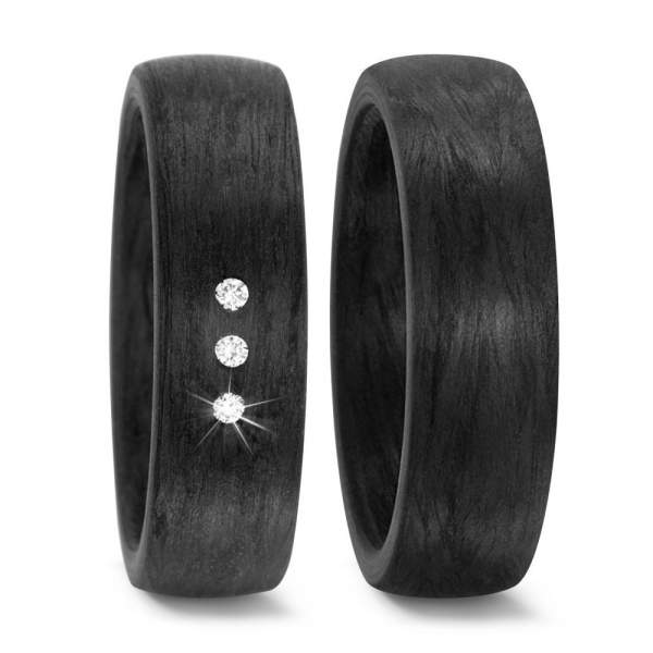 Trauringe Carbon Brillant Titan Factory 59281