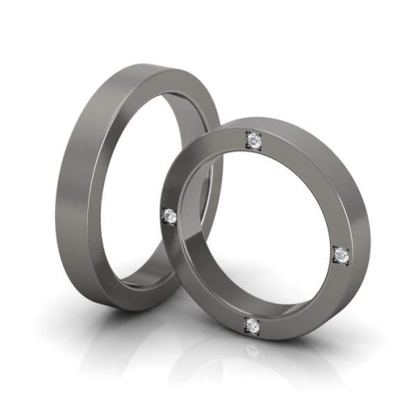 Verlobungsringe Titan Brillanten ID258