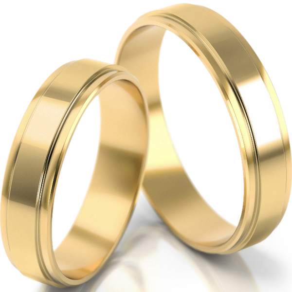 Trauringe Gelbgold (333) ohne Steine