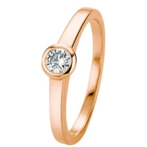 Antragsring für die Verlobung in Roségold