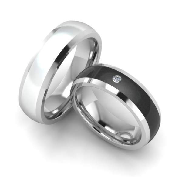 Partnerringe Steel Ceramic Emotion 88/80030