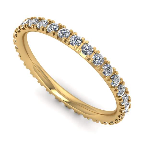 Memoire Ringe Rotgold (333) mit Zirkonia