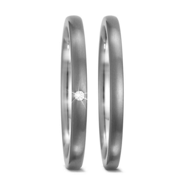 Verlobungsringe Brillant Titan Factory 52430