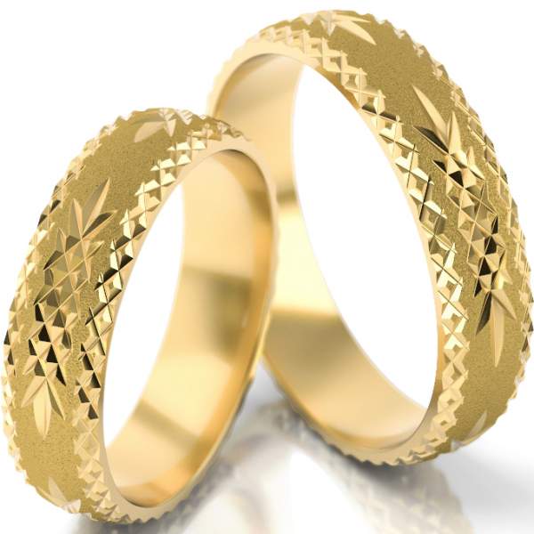 Trauringe Gelbgold (333) ohne Steine