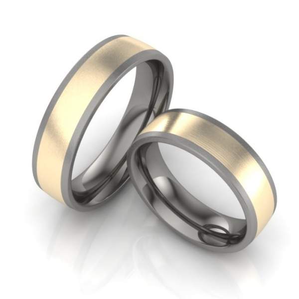 Trauringe Titan Gold ID345