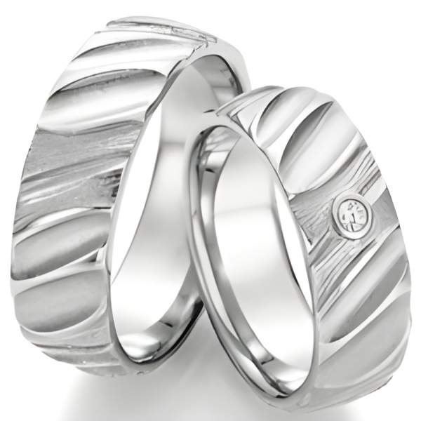 Verlobungsringe Silber Brillant Fascination of Art