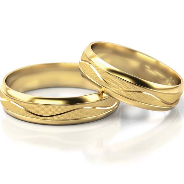 Trauringe Gelbgold (333) ohne Steine