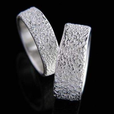 Trauringe Silber Natur im Design - Krissel