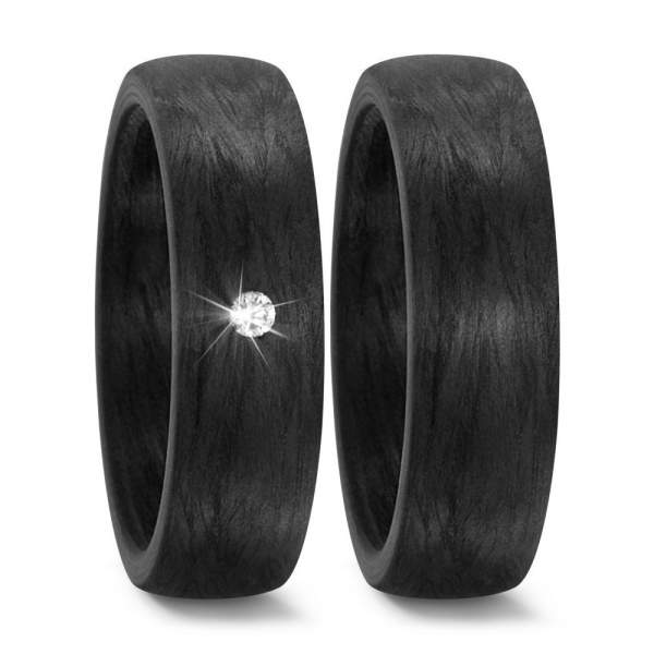 Trauringe Carbon Brillant TitanFactory 59279