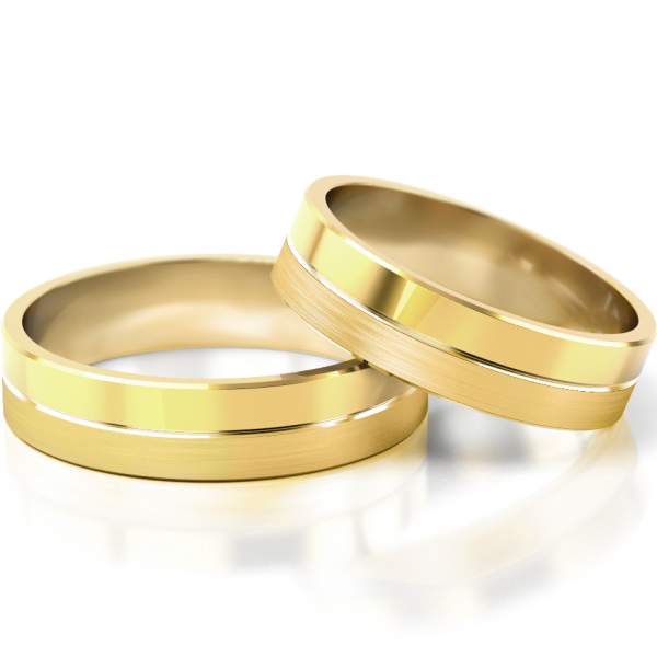 Trauringe Gelbgold (333) ohne Steine