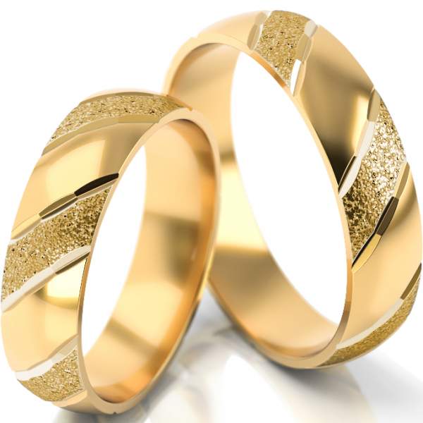 Trauringe Gelbgold (333) ohne Steine