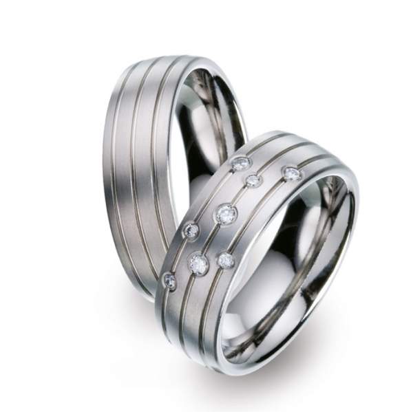 Trauringe Brillanten Titan Factory 51650