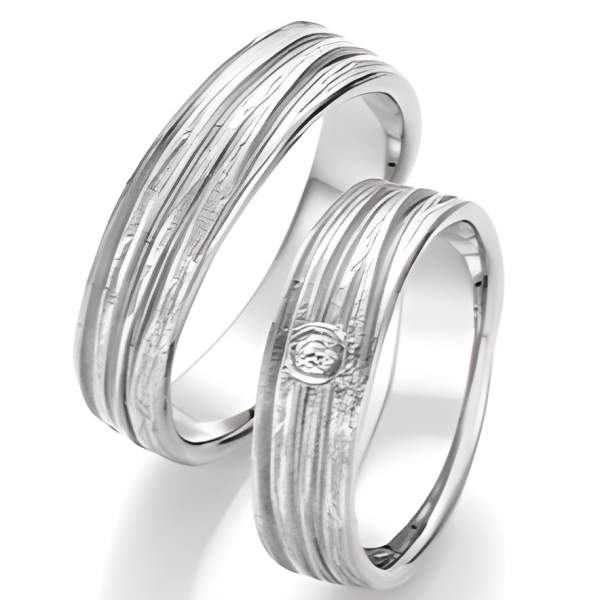 Handgefertigte Verlobungsringe aus Silber Fascination of Art Brillant 66-52070