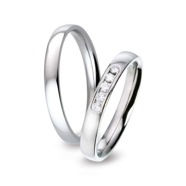 Trauringe Brillanten Titan Factory 51659