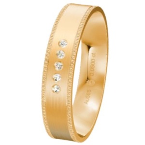 Roségold-Verlobungsring im Vintage-Stil