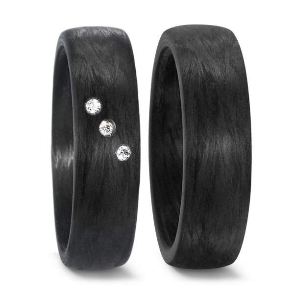 Trauringe Carbon Brillant Titan Factory 59303