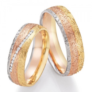 Trauringe mit Farbverlauf aus der Sunrise-Kollektion